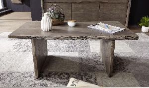 120cmx60cmx45cm Solid Acacia Wood Coffee Table
