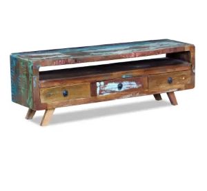 47x11.8x15.7 Inch Solid Reclaimed Wood T.V Stand