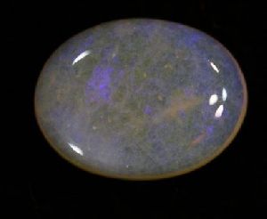 5.90 Carat Blue Fire Opal Stone