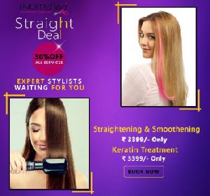 hair straightening services