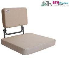 BTH Company Vipassana and Meditation Floor Chair with Cushion Back Support | Folding Floor Meditatio