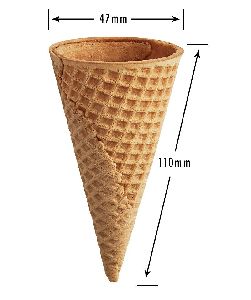 100mm Sugar Ice Cream Cone
