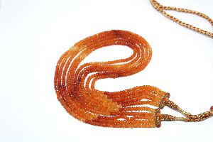 Carnelian Gemstone beaded Necklace