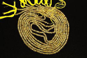 Golden Rutilated Quartz Natural Beads