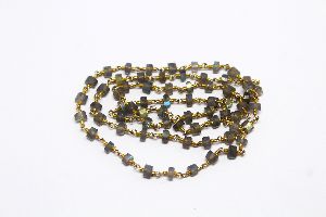 Polished Aluminium Labradorite Necklace,, Feature : Durable, Fine Finishing, Good Quality, Light Weight