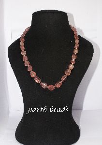 Rose Quartz Nuggets beads Necklace