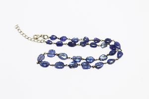 Tanzanite rosary  necklace