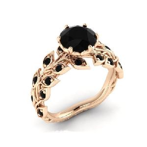 925 Sterling Silver Black Onyx Ring