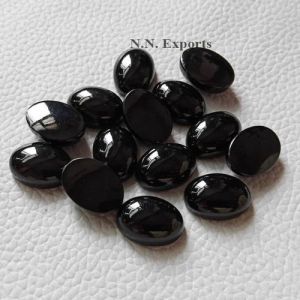 Black Onyx Oval Cabochon Gemstone