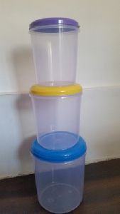 Round Plastic Kitchen Container
