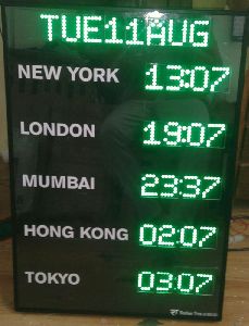 Digital World Time Clock