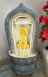 Fiber Buddha Water Fountain