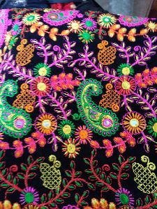 Multicolor Embroidery Fabric