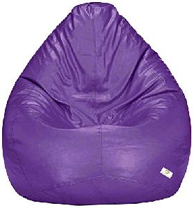 Purple Beans Filled Elite Bean Bag with Footstool