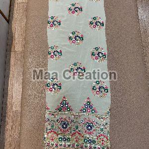 High Quality Satin Embroidered Fabric