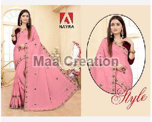 Nayra Silk Embroidered Saree