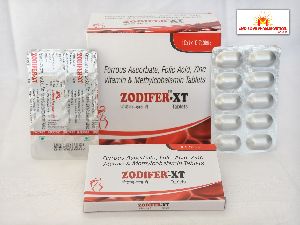 Ferrous Ascorbate Folic Acid Zinc Methylcobalamin Vitamin D3 Tablets