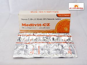 Vitamin C, Zinc and Vitamin D3 Chewable Tablets
