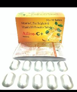Vitamin C Zinc Sulphate & Vitamin D3 Chewable Tablets