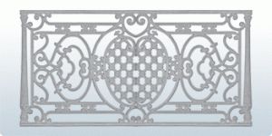 24 X 48 Inch Balcony Decorative CI Casting