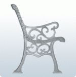 32 X 26 Inch Chair Design Decorative CI Casting