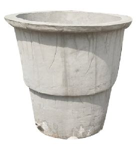 Round Cement Pot