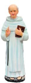 Polished Painted Fiberglass St. Chavara Father Statue, Size : 12-60 Inches