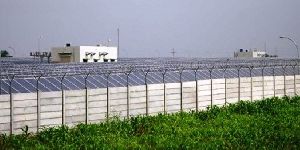 Solar Plant Boundary Wall