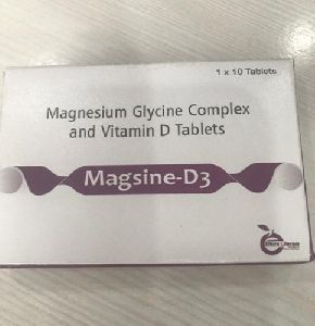 Magnesium Glycine Complex And Vitamin D Tablets