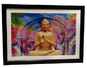 Buddha Photo Scenery Painting