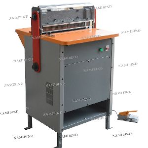 Semi-Automatic Paper Punching Binding Machine 430 Mm Width Die Changeable 150 Punches/Min