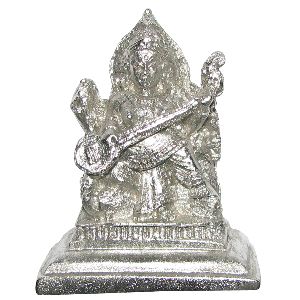 A4546 - Parad Mercury Saraswati Idol 106 Grams