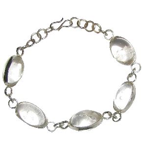 womens steel rhinestone stem bracelet wholesale  accessoiresengros