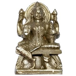 S9100-12 - Bhudevi Padarasa Vigraham Lakshmi Parad Vigraha Mercury Idol Rasa Silai 2.5inch 280grams