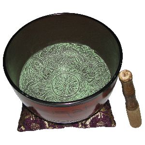 S944398 - Tibetan Singing Bowl Meditation Yoga Om Chanting Bowl Sound Healing 1630Grams 8Inch