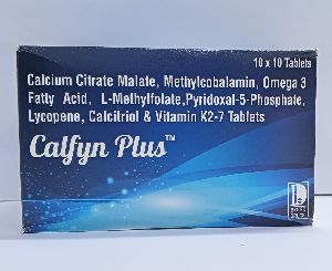Calcium Citrate, Omega Fatty Acid, L-methylfolate, Lycopene 10%, Methylcobalamin, Vit. K2 7 and Calcitriol Tablets