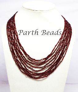 Rhodolite necklace