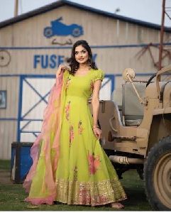 Heavy Georgette Gown