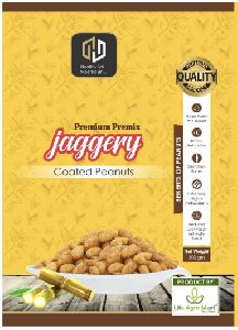 Jaggery coated peanuts.