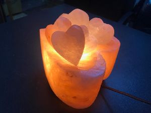 Himalayan Salt Heart Shaped Salt Lamp