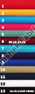 Blue Zade Cotton Fabric 20*20 Laffer