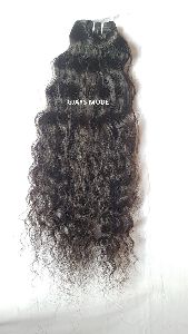 SINGLE DONOR INDIAN CURLY HUMAN HAIR