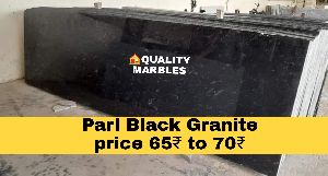 Parl black granite