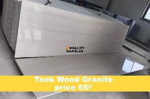 Teek wood granite