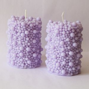 Decorative bubble candle