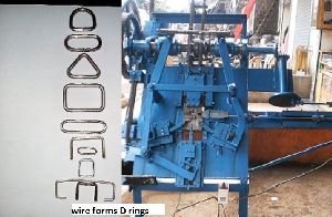 D Ring Metal Wire Bending Forming Machine