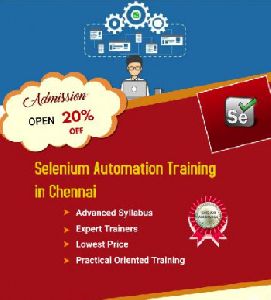 Selenium Automation Training in Chennai