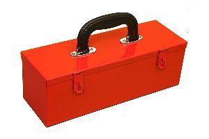 Pahal Metal Tool Box, 12X5X5 Inches, Red