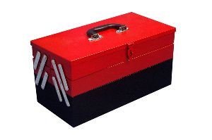 Pahal Metal Tool Box 5 Drawers (Red, 17x8x9-inch)