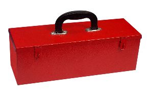 PAHAL Metal Tool Box (Red, 16X6X6 Inch)